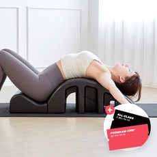 재미어트 가정용 필라테스 기구 스파인코렉터 아크 바렐 바로폼 블랙