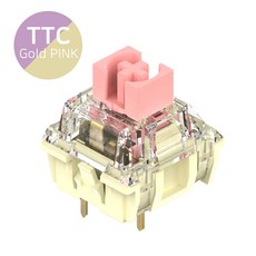 기계식 키보드 축 TTC Gold Pink 골드 핑크축+축 제거기 세트, 70개