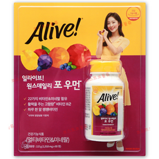 얼라이브 원스데일리 포 우먼 멀티 비타민, 60정, 2개