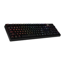 앱코Hacker K660S 스페셜 에디션 카일광축리니어 레인보우LED 축교환, 광축클릭 블랙USB