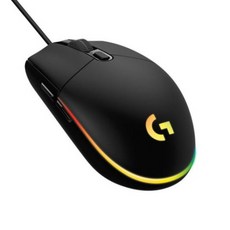 로지텍 G102 2세대 LIGHTSYNC 게이밍 유선 마우스 910-005805, 블랙