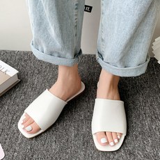 라블 여성용 발볼커버 슬라이드 슬리퍼