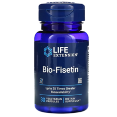 라이프 익스텐션 바이오 피세틴 Bio Fisetin 밀랍나무 추출물 베지 30정, 1개, 40g