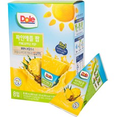 돌 후룻팝 파인애플 8p, 62ml, 1개