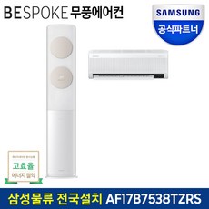 삼성 비스포크 무풍 에어컨 2등급 AF17B7538TZRS 전국(기본설치비포함), 일반배관