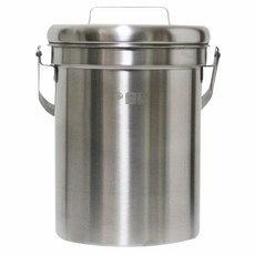 이비케이 가정용 스텐 음식물 쓰레기통 3L