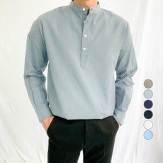 제이에이치스타일 남성용 옥스포드 헨리넥 셔츠 JMROK166