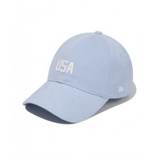 이벳필드 USA 면 빈티지 볼캡 모자 스카이블루