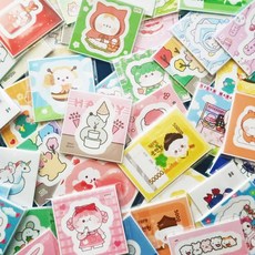 재고5 ALL 도무송 8천원 랜덤봉투 돔송 스티커 120매 [제이] 학생 선물 윰자 유명자캐 다꾸 스꾸 포용 도안