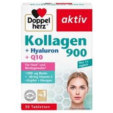 도펠헤르츠 콜라겐900+히알루론+Q10 캡슐 30st 36g, 30정