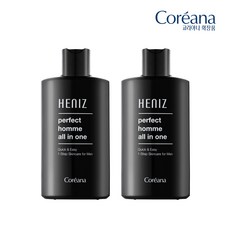 [주름개선/미백 이중 기능성]코리아나 퍼펙트 옴므 남자 올인원 로션 200ml 2개
