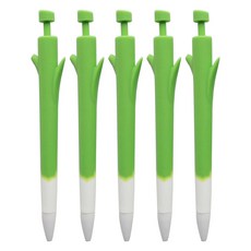 핑크풋 2000 대파 노크 볼펜 0.7mm, 혼합색상, 5개