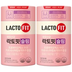 종근당건강 락토핏 슬림 유산균 60p, 120g, 2개