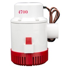 빌지펌프 12v 4700gph 잠수정, 없음