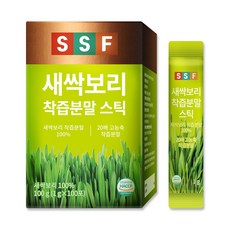 순수식품 새싹보리 착즙 분말 가루 스틱, 1g, 100개
