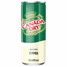 [코카콜라] 캐나다드라이 진저에일 250ml x 30캔, 코카-캐나다드라이진저에일250