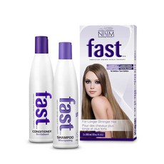 NISIM 니심 패스트 샴푸 컨디셔너 두피강화 건강한 모발용 300ml, 샴푸/컨디셔너 세트 300ml