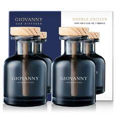 GIOVANNY 차량용 디퓨저 150ml 세트, 2개, 아쿠아샤워, 시크릿가든