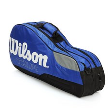 wilson 윌슨 테니스가방 롤랑가로스 배드민턴 라켓 투어백, 블루