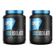 올아메리칸이에프엑스 트레이닝 그라운드 유청 분리 단백질 스트로베리 & 크림 맛, 680.4g, 2개