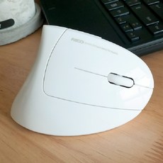 코시 인체공학 손목보호 무선 버티컬 마우스 사무용 컴퓨터 노트북 usb mouse, 화이트, M3015
