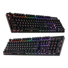 ABKO K560 축교환 레인보우 LED 기계식 키보드 (청축)
