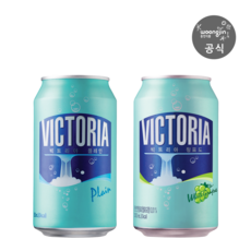 빅토리아 탄산수 플레인 350mL 48개+빅토리아 탄산음료 청포도 350mL 24개, 파인애플350mlx48캔_파인애플350mlx24캔