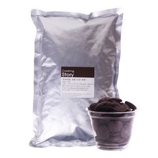 쿠킹스토리 르본 코팅 다크초콜릿, 1kg, 1개