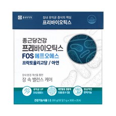 종근당 프리바이오틱스 FOS 에프오에스 5gX60포 프락토올리고당 아연, 5g, 1개