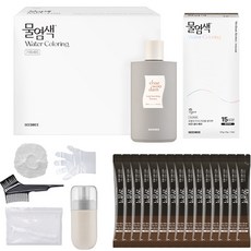 씨드비 물염색 15회분 + 채우담 샴푸 300ml 세트, 1개, 미디엄브라운