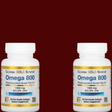 California Gold Nutrition 오메가3 1OOOmg omega 800 의약품등급 OMEGA-3 EPA/DHA 80% 피쉬오일 소프트젤 [3O젤*2병]