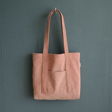 토스카니 에코백 코듀로이 골덴 포켓 가방