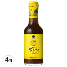 바른씨 기꼬만 폰즈 유즈카 250ml, 4개