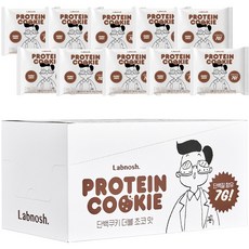 랩노쉬 단백쿠키 더블초코, 400g, 1개