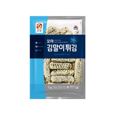 사조오양 꼬마김말이 튀김 1kg, 2봉