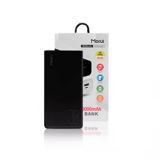 [ 30000mAh 22.5W 고속충전 ] 모루이 대용량 캠핑 차박 파워뱅크 보조배터리, PL30PD 블랙