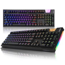 앱코 HACKER K660 ARC 프리미엄 카일 광축 방수 유선키보드 리니어 레인보우 LED, 블랙, 일반형