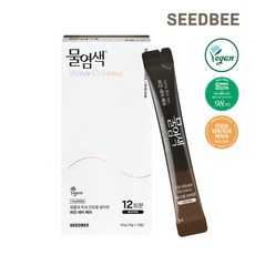[씨드비] 물염색 12회분 (대용량 리필), 내추럴블랙, 1개