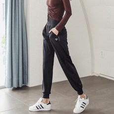 가치스토어 여성 요가 필라테스 조거팬츠 편한 요가복 하이웨스트 밴딩 바지 하렘팬츠 운동복