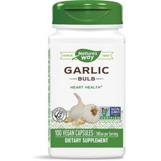 네이쳐스웨이 갈릭 벌브 580mg 베지테리안 캡슐, 100개입, 1개