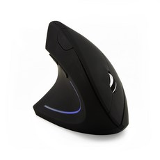 무선 버티컬 마우스 왼손 전용 인체 공학 손목 보호 편한 USB LED, 무선버티컬마우스 왼손전용