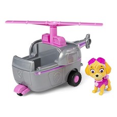 Paw Patrol 포패트롤 Chase's Patrol Cruiser Vehicle 수집용 피규어 만 3세 이상 아동용 멀티컬러, Skye’s Helicopter