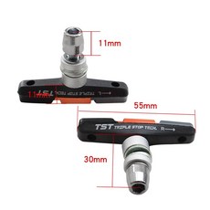 BRAKCO 자전거 브레이크 패드 접이식 미니 벨로 V 부품 14 인치 20 55mm, 한개옵션0