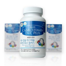 비타민스토리 맥스 칼슘마그네슘 비타민D&C 플러스 600mg, 120개입, 1개