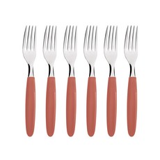 트라몬티나 이파네마 커트러리 포크, 6개, 피치