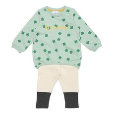 [블루독베이비 10] 유아 22FW MN 클로버패턴상하복 (42A7067211)