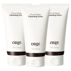 OBge 클라우드 딥 클렌징폼, 3개, 150ml