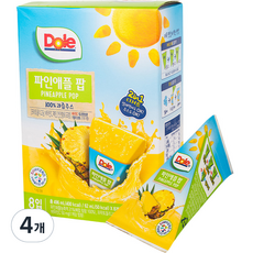 돌 후룻팝 파인애플 8p, 62ml, 4개