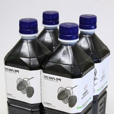 2023년산 햇오디즙 원웰빙 고창 오디 원액 100% 1L 4병 하늘수 오디즙