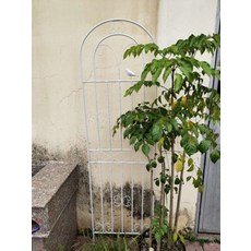 화단울타리 장미울타리 마당펜스 옥상 꾸미기, 중형, (옵션5) 1.8m 화이트